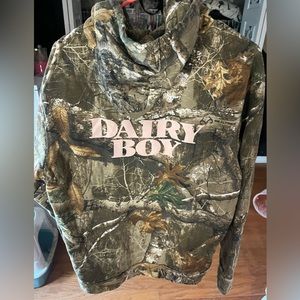 Dairy Boy Camo Pink Sweatshirt